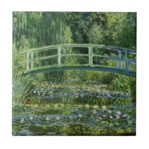 Claude Monet - japanen överbryggar Kakelplatta