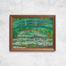 Claude Monet, japansk foot Bridge Old Art