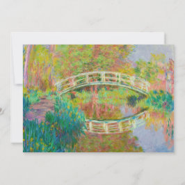 Claude Monet - Japansk Footbridge, Giverny Inbjudningar