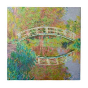 Claude Monet - Japansk Footbridge, Giverny Kakelplatta