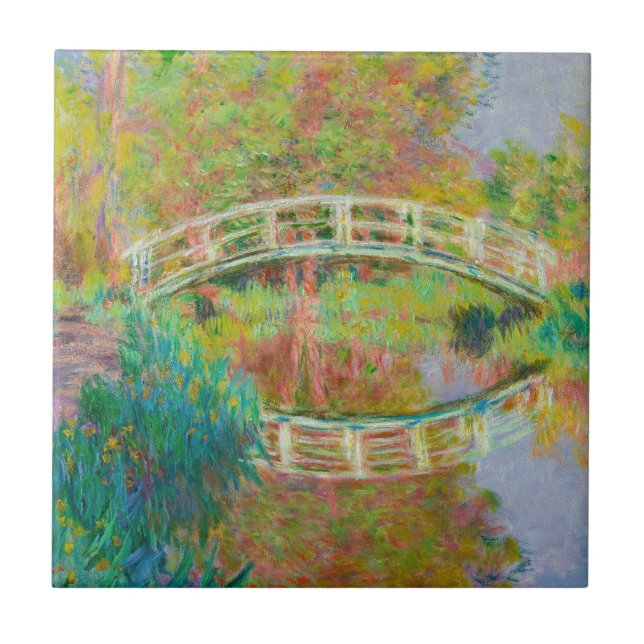 Claude Monet - Japansk Footbridge, Giverny Kakelplatta (Framsidan)