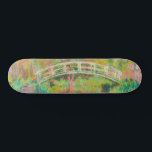 Claude Monet - Japansk Footbridge, Giverny Mini Skateboard Bräda 18,5 Cm<br><div class="desc">Japansk Footbridge,  Giverny (Le Pont japonais,  Giverny) - Claude Monet,  Oil on Canvas,  1895</div>