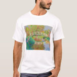 Claude Monet - Japansk Footbridge, Giverny T Shirt<br><div class="desc">Japansk Footbridge,  Giverny (Le Pont japonais,  Giverny) - Claude Monet,  Oil on Canvas,  1895</div>