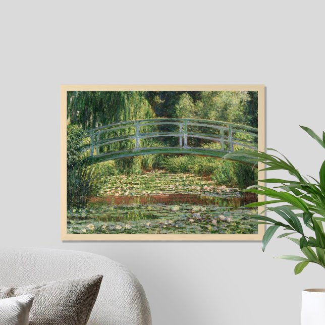 Claude Monet Japansk Footbridge Vatten Lily Bassän Poster (Skapare uppladdad)