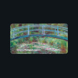 Claude Monet, japansk fotbro Adressetikett<br><div class="desc">Claude Monet Den japanske fotbollsspelaren Art Japans fotbro är en oljemålning av Claude Monet. Det var målat 1899. 1893 flyttat Monet till ett hus på landsbygden Giverny. År 1893 och åren därpå förvandlade han ett bytesområde i Giverny till ett vatten lily bassäng. Det blev en källa till konstnärlig inspiration. 1899...</div>