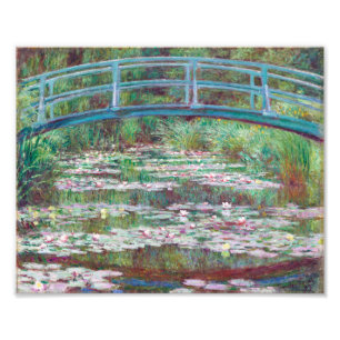 Claude Monet, japansk fotbro Fototryck