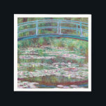 Claude Monet, japansk fotbro Pappersservett<br><div class="desc">Claude Monet Den japanske fotbollsspelaren Art Japans fotbro är en oljemålning av Claude Monet. Det var målat 1899. 1893 flyttat Monet till ett hus på landsbygden Giverny. År 1893 och åren därpå förvandlade han ett bytesområde i Giverny till ett vatten lily bassäng. Det blev en källa till konstnärlig inspiration. 1899...</div>