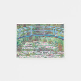 Claude Monet, japansk fotbro Post-it Block