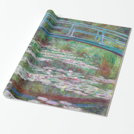 Claude Monet, japansk Vintage Art Presentpapper