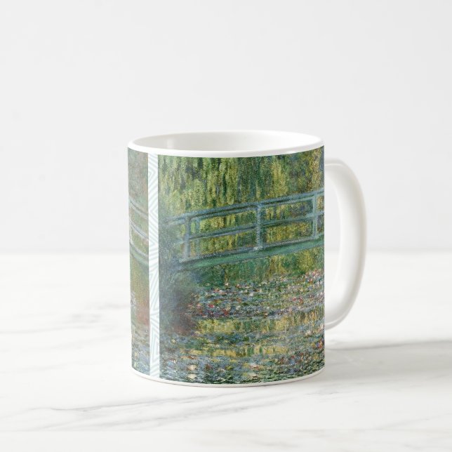 Claude Monet Japanska Bro Näckros Konst Kaffemugg (Framsida höger)