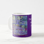 Claude Monet, japanska bron, citat Kaffemugg<br><div class="desc">Claude Monet,  japanska bron,  citat</div>