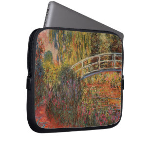 Claude Monet Japanska Bron Giverny Konst Laptop Fodral