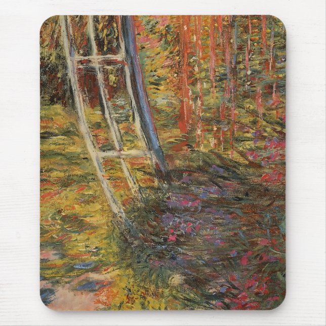 Claude Monet Japanska Bron Giverny Konst Musmatta (Framsidan)