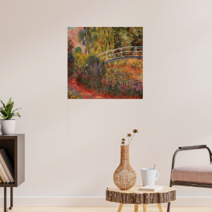 Claude Monet Japanska Bron Giverny Konst Poster