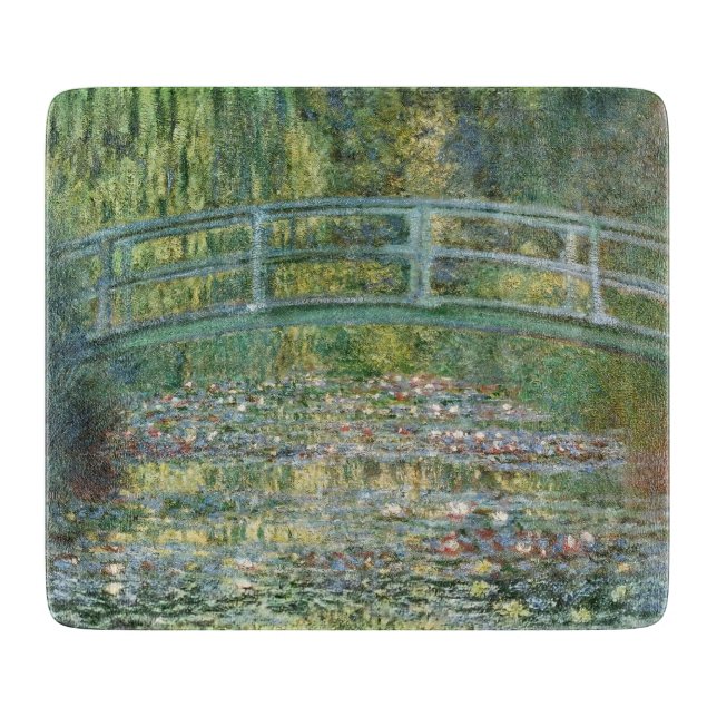 Claude Monet Japanska Bron Vatten Lilja Konst (Framsidan)