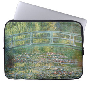 Claude Monet Japanska Bron Vatten Lilja Konst Laptop Fodral