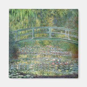Claude Monet Japanska Bron Vatten Lilja Konst Magnet