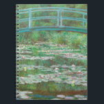 Claude Monet Japanska Footbridge. Impressionism Anteckningsbok<br><div class="desc">Claude Monet "Japansk Footbridge" bärbar dator. Sommar-vatten naturens imponsionististkonst.</div>