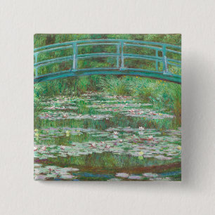 Claude Monet Japanska Footbridge. Impressionism Knapp