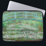 Claude Monet Japanska Footbridge. Impressionism Laptop Fodral<br><div class="desc">Claude Monet "Japanska fotbollens" sleeve.</div>