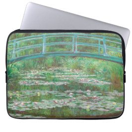 Claude Monet Japanska Footbridge. Impressionism Laptop Fodral