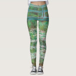 Claude Monet Japanska Footbridge. Impressionism Leggings<br><div class="desc">Claude Monet "The Japansk Footbridge" läser. Impressionistisk konst.</div>