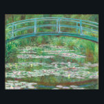 Claude Monet Japanska Footbridge. Impressionism Poster<br><div class="desc">Claude Monet poster "japansk fotbollsbro".</div>