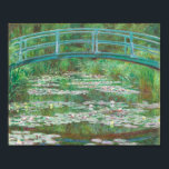 Claude Monet Japanska Footbridge. Impressionism Poster<br><div class="desc">Claude Monet poster "japansk fotbollsbro".</div>