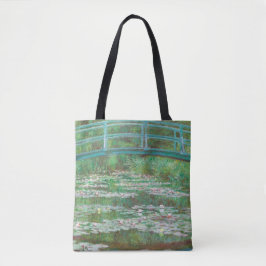 Claude Monet Japanska Footbridge. Impressionism Tygkasse