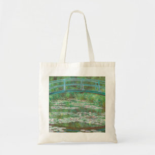 Claude Monet Japanska Footbridge. Impressionism Tygkasse