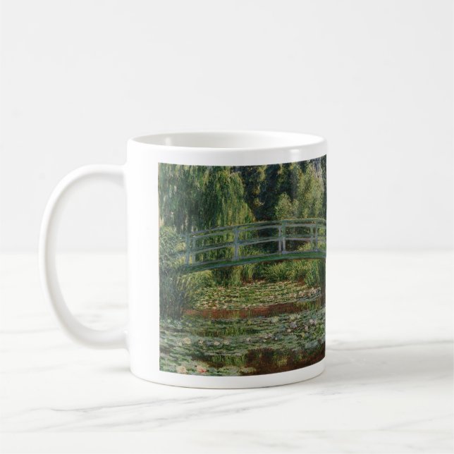 Claude Monet Japanska Footbridge & Vatten Lily Bas Kaffemugg (Vänster)