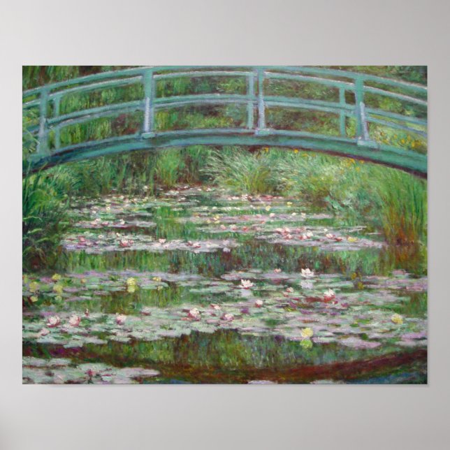 Claude Monet - Japanska fotbollen Poster (Framsidan)