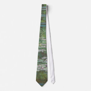 Claude Monet japanska spång Slips