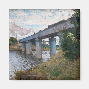 Claude Monet - Järnvägsbron vid Argenteuil Magnet