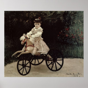 Claude Monet Jean Monet på hans hobbyhäst, 187 Poster
