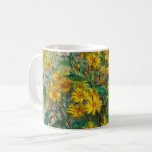 Claude Monet - Jerusalem Artichoke Flowers Kaffemugg<br><div class="desc">Jerusalem Artichoke Flowers - Claude Monet,  Oil on Canvas,  1880</div>