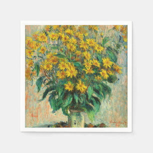 Claude Monet - Jerusalem Artichoke Flowers Pappersservett