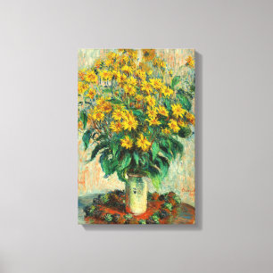 Claude Monet - Jerusalemsolinblommor Canvastryck