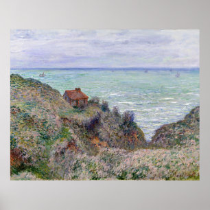 Claude Monet kabin av egenklockan Poster