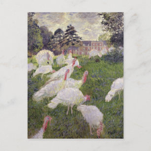 Claude Monet Kalkoner vid Chateau de Rottembourg Vykort