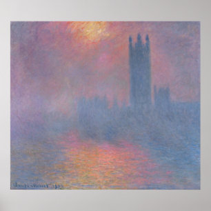 Claude Monet Kammaren i London Poster