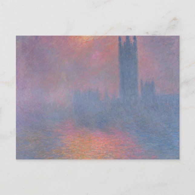 Claude Monet | Kammaren i London Vykort (Framsida)