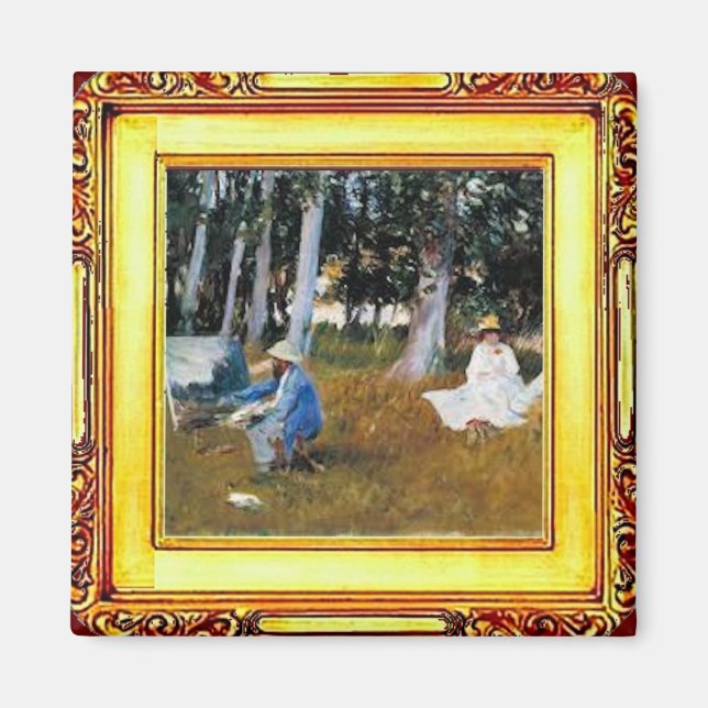 Claude Monet, Kant i en Wood Magnet (Framsidan)