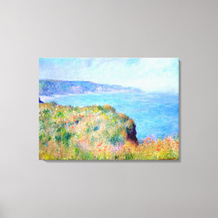 Claude Monet: Klippa nära Pourville Canvastryck