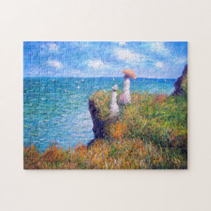 Claude Monet: Klippan går på Pourville Pussel