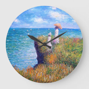 Claude Monet: Klippan går på Pourville Stor Klocka