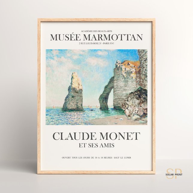Claude Monet: Klippet på Étretat Fine Art Print Poster (Skapare uppladdad)