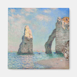 Claude Monet - Klippor vid Etretat Magnet
