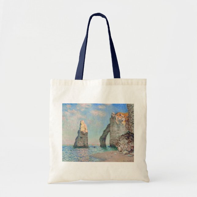 Claude Monet - Klippor vid Etretat Tygkasse (Framsidan)