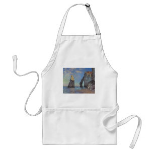 Claude Monet klipporna på Etretat ödegåvor Förkläde